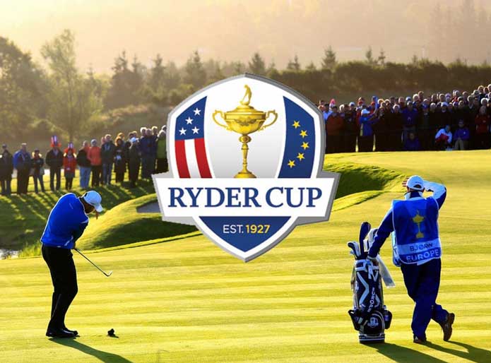 ryder cup logo over the green