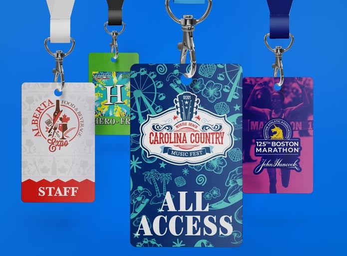 Custom event badges, Print badges online