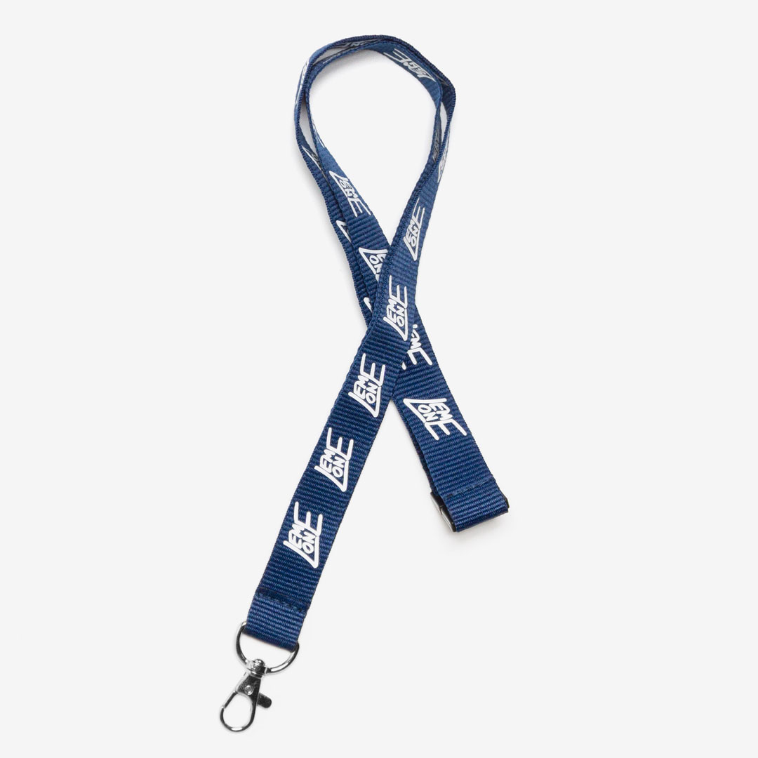Custom One Color Lanyard