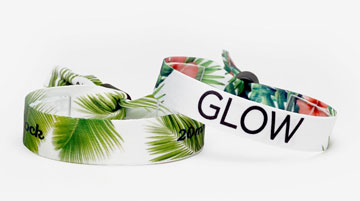 Custom Printed Fabric Wristbands