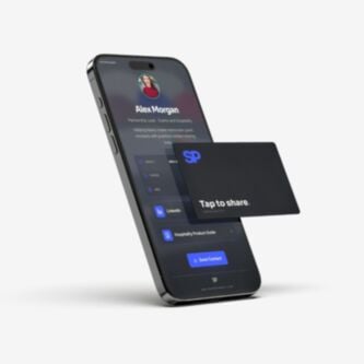 Share Pass NFC Digital Business Card – Smart Tap Card (Black)