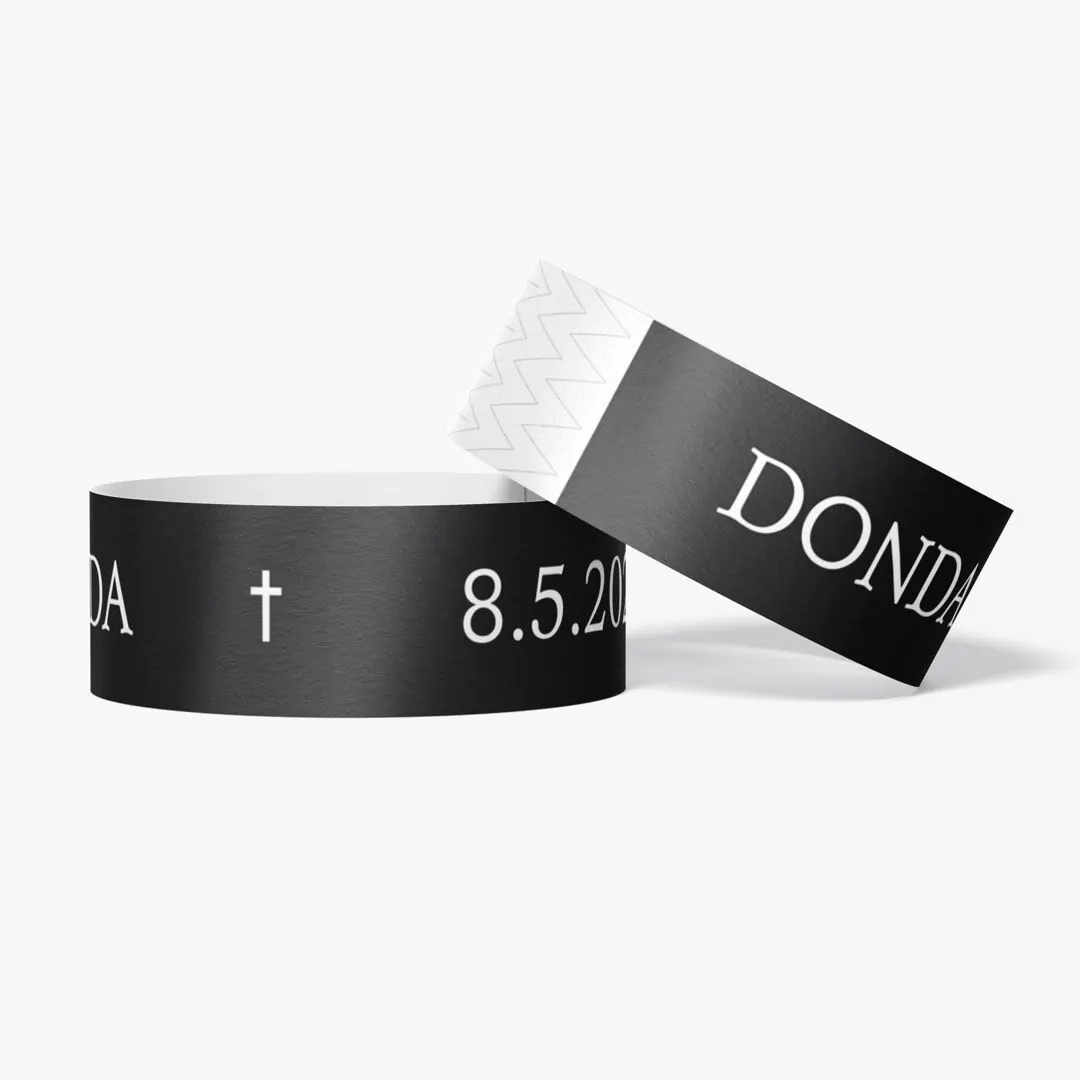 Custom Plastic Full Color Wristbands 3/4