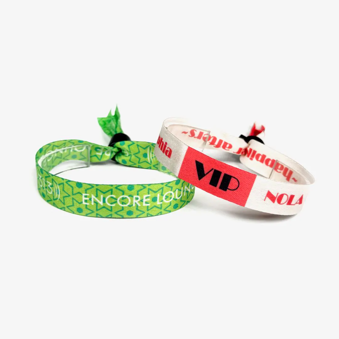 Full Color Cloth Wristbands | Printed Fabric Bands | ID&C