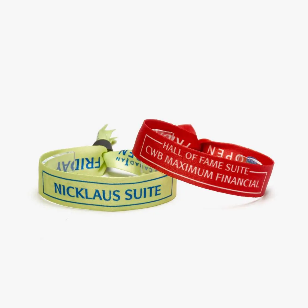 Satin Printed Wrist Bands