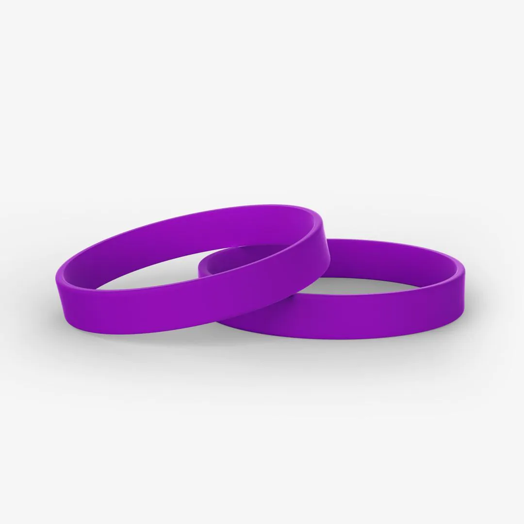 Plain Silicone Wristbands, Wristbands