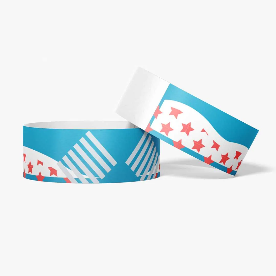 Patriotic Paper Wristbands