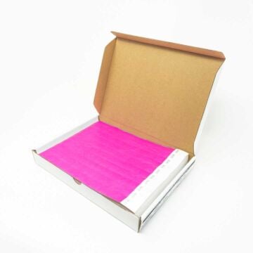 Plain box of Tyvek pink