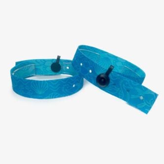 custom snap lock cloth wristband for events 