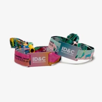 Custom RFID cloth wristbands with smartcard for events 
