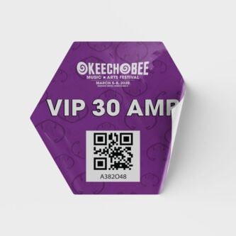 Custom Static Cling removable parking passes for events