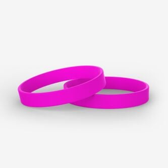 plain silicone rubber wristbands for charities and fundraising 