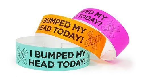 Pre-printed School Wristbands