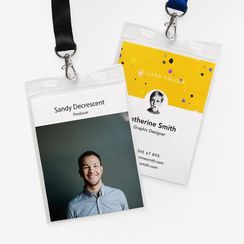 Printed Designer ID Card Lanyard
