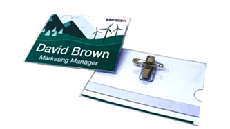 ID&C's clear and lightweight Conference Badge Card Holders 