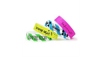 Bonfire Night Tyvek Wristbands