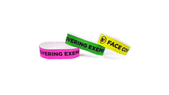 Face Covering Exempt Tyvek Wristbands