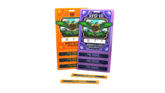 Laminate Passes with Tear-off Tabs