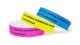 School ID Tyvek Wristband