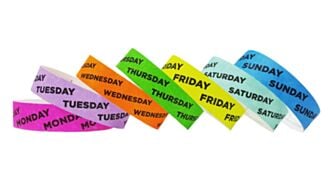 Weekday Tyvek Wristband