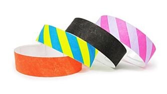 Plain Tyvek Wristbands