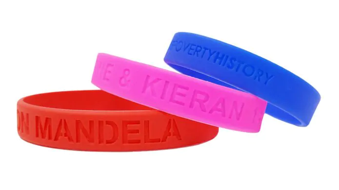 Debossed Glow In The Dark Wristbands - KickPromo Catalogue