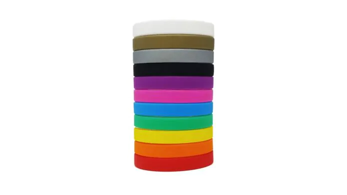 Plain Coloured Silicone Wristband