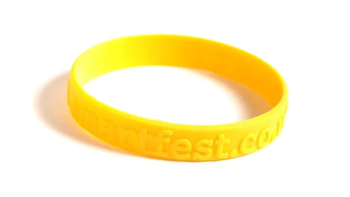 Embossed Silicone Wristband