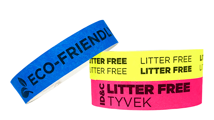 Litter free Tyvek Wristbands Paper Wristbands ID C