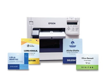 Onsite badge printing