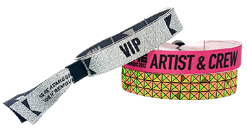200, Pink Secure and Stylish Admission Band for Events by myZone Printing Cloth Event Wristbands 