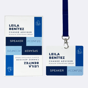 premium registration badges