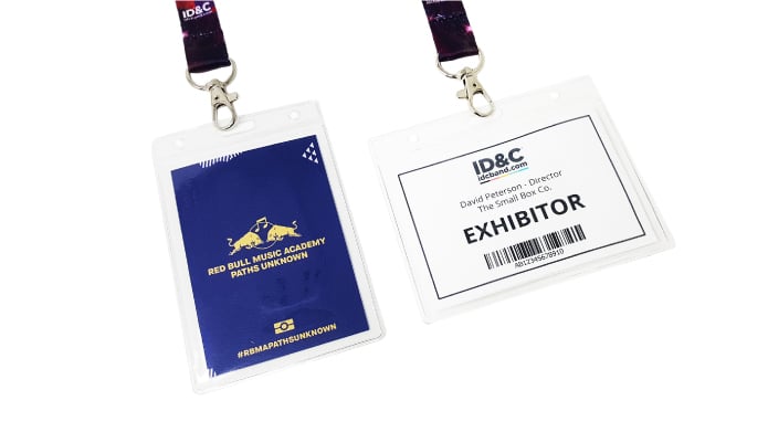 A7 badge holders for events