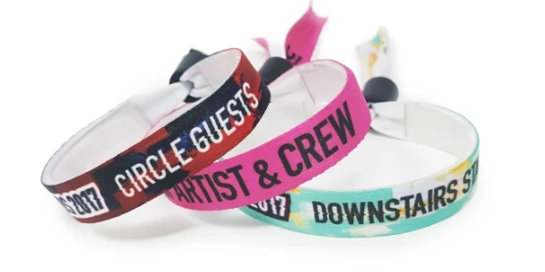 Bracelet tissu satin personnalisé