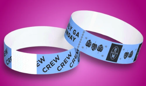 Bracelet tyvek avec impression