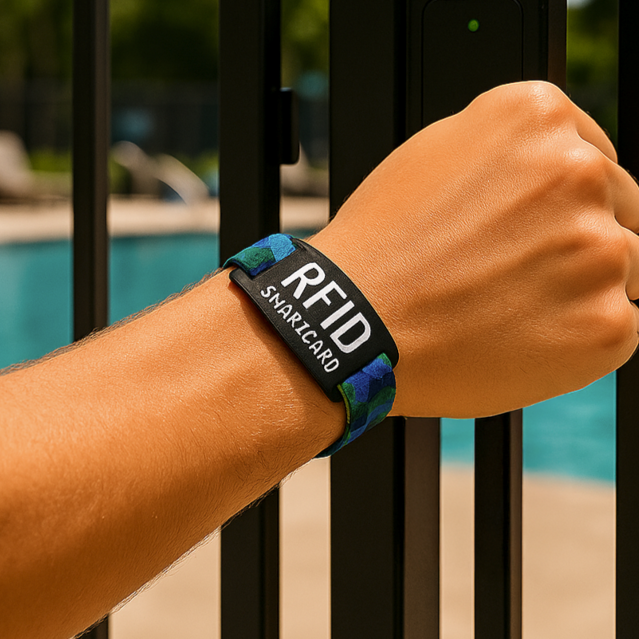 Bracelet RFID ouverture portail d'accès