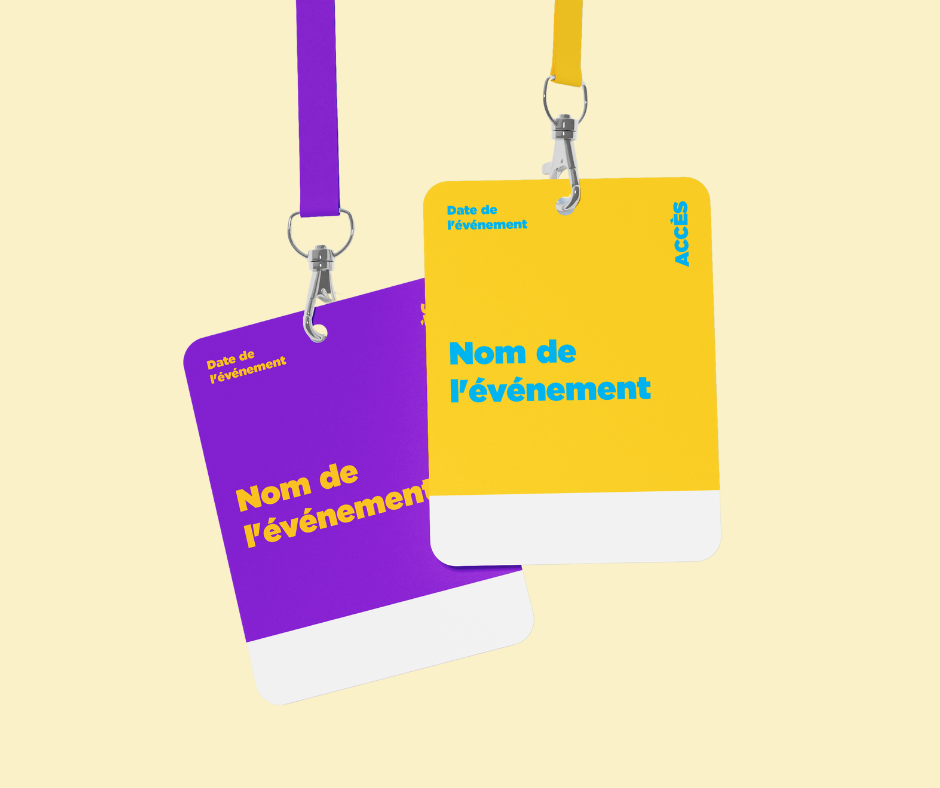 badges événementiels "multi-rôles"