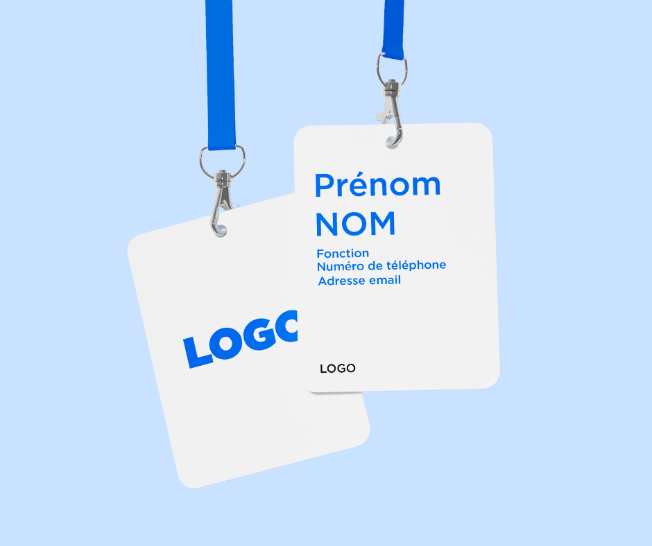 badges événementiels "minimaliste"