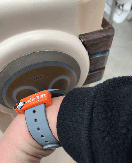 RFID Wristband in action